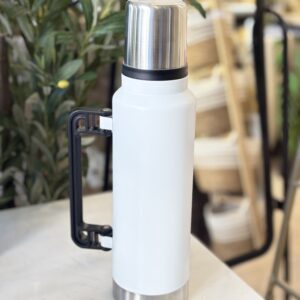 كوب حافظ حرارة 1400مل ابيض