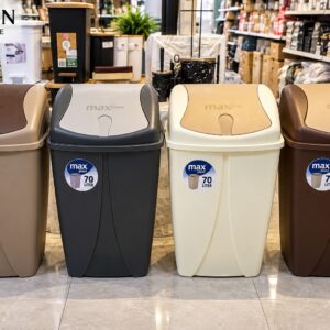 سطل زبالة 70 لتر بلاستيك مروحة